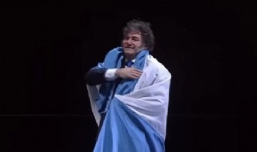 Milei justificó la pobreza en su show del Movistar Arena: "Es un espanto tener 12 millones de pobres, pero es mejor que antes"