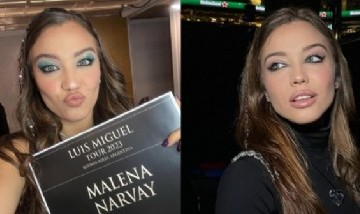 "Fue una locura": Malena Narvay le abrió tres shows a Luis Miguel en el Movistar Arena