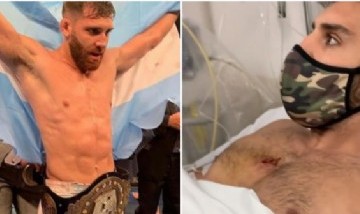 Un peleador de MMA argentino recibió un disparo en su pecho cuando intentaron robarle