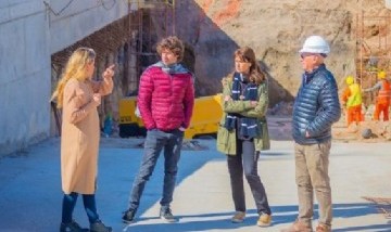 El intendente Juan Andreotti recorrió las obras del Túnel de la Avenida Sobremonte