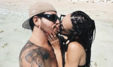 Las románticas fotos de Fede Bal y su novia Flor Díaz en las playas de Tulum