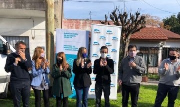 San Martín: inauguran una nueva red de cloacas que beneficiará a más 4.500 vecinos de Loma Hermosa