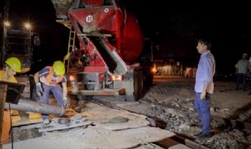 San Isidro: Posse supervisó el avance del nuevo túnel de la calle Brown
