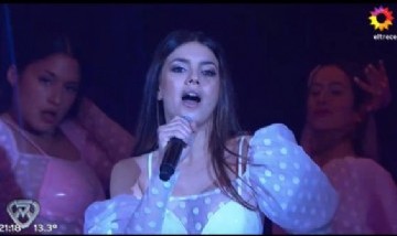 La contundente reacción de Natalie Pérez después de que se dijera que hizo playback en Showmatch