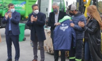 Medio ambiente: Cabandié y Ferraresi visitaron el Eco Punto de Avellaneda