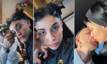 María Becerra y J Rei enamoradísimos: los cantantes compartieron un tierno beso en redes sociales