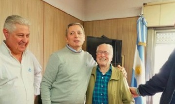 Fernando Gray se reunió con integrantes del Centro de Almaceneros Minoristas, Autoservicios y Afines