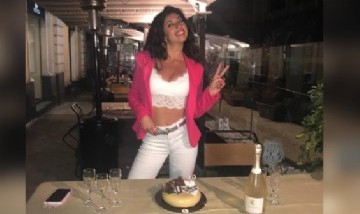 Lliliana festejando sus 22 en Catania, Italia.