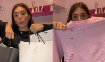 Se compró un buzo por 56 mil pesos y se hizo viral: "Parece salido del ejército de salvación"