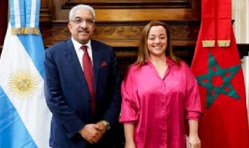 Cecilia Moreau recibió al vicepresidente de la Cámara de representantes del Reino de Marruecos