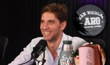 Passaglia presentó la tienda online oficial de San Nicolás con fines benéficos