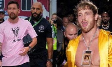 Logan Paul desafió a Lionel Messi a pelear y su guardaespaldas salió al cruce: "No sabe quién es"