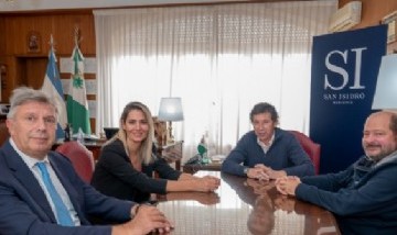 Gustavo Posse recibió a la senadora Carolina Losada en San Isidro