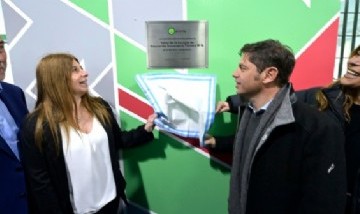Axel Kicillof inauguró un nuevo edificio en la Escuela Técnica número 6 de Avellaneda