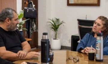 Juan Martín Malpeli presentó en el Puerto La Plata un proyecto para impulsar la industria naval bonaerense