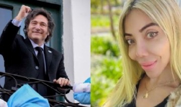 Javier Milei le envió un audio cantando "Dame fuego" de Sandro a Rosmery