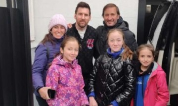 Sueño de 15 años cumplido: Es de Comodoro Rivadavia y pudo conocer a Lionel Messi
