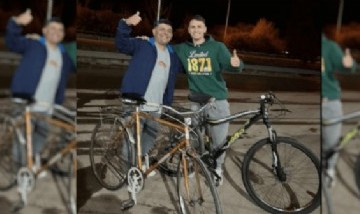 Impulsaron una movida solidaria en bicicleta para juntar donaciones para el Día de las Infancias