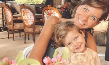 Magnolia, la hija de la China Suárez y Vicuña, inventó su propia máscara anti coronavirus