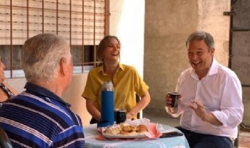 Galmarini y Cascallares visitaron a vecinas y vecinos de Almirante Brown
