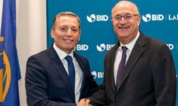 Fernando Gray se reunió con el presidente del BID en Estados Unidos