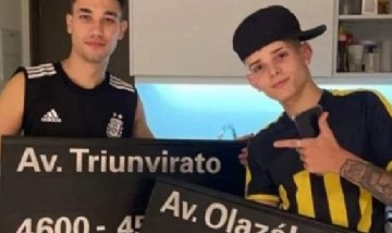 Buscan a los dos jóvenes que se robaron carteles de señalización durante los festejos