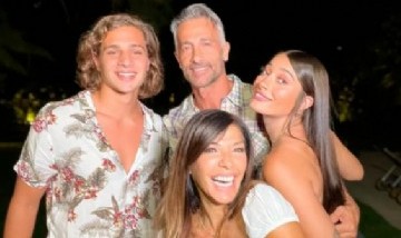 Tiziana Sabatini presentó en familia a su novio rugbier y Catherine Fulop dio el visto bueno
