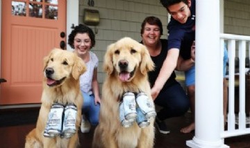 Buddy y Barley: El delivery canino de cerveza que es furor