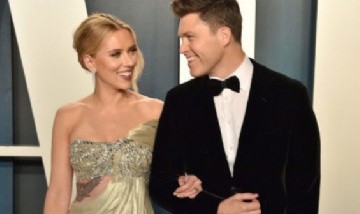 Scarlett Johansson se casó por tercera vez, en secreto con Colin Jost de SNL