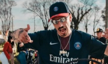 La increíble caravana de motos en honor a El Noba en la previa de los Premios Gardel