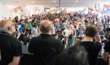 Mario Secco asumió la presidencia nacional del Frente Grande con un fuerte respaldo a Axel Kicillof