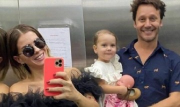 La China Suárez compartió las tiernas fotos que Vicuña le tomó antes de dar a luz a Amancio