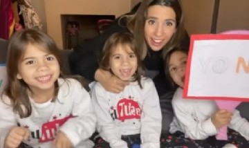 Las hijas de Cinthia Fernández debutaron como youtubers y la rompieron en las redes