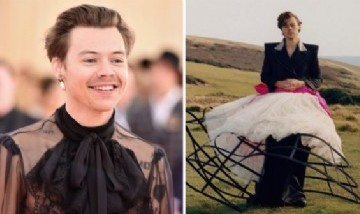 Comunidad trans indignada por las recientes fotos de Harry Styles para Vogue