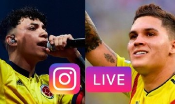 Fútbol y freestyle: Juanfer Quintero se animó a un mano a mano contra Valles-T