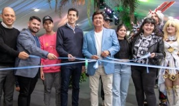 Fernando Espinoza y Wado de Pedro inauguraron la Expo Joven 2023 en La Matanza