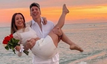 El finalista de Got Talent, Agustín Reyero, se casó con una bailarina en una playa de Miami