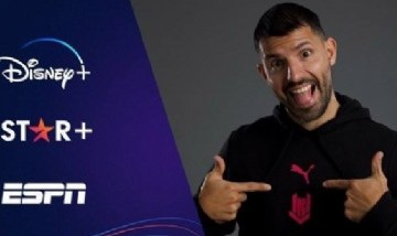 El Kun Agüero firmó contrato con Disney para producir contenidos en streaming y televisión