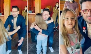 Mirá la reacción de la hija de Dani La Chepi tras ver por primera vez a Betular