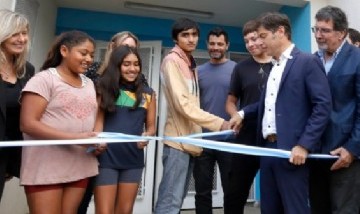 Kicillof y García inauguraron el nuevo edificio de la Escuela Secundaria N°17 en General Rodríguez