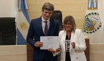 Federico Cutruneo fue elegido como uno de los diez jóvenes más destacados de Santa Fe