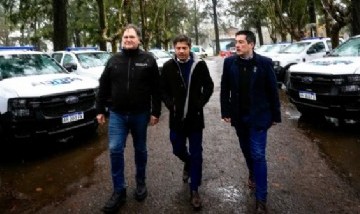 Malvinas Argentinas sumó 19 patrulleros y un nuevo CDI con la presencia de Kicillof