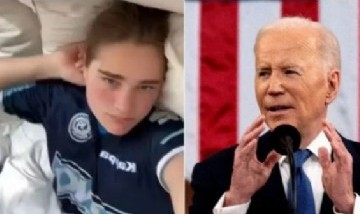 El curioso video de la nieta de Joe Biden con la camiseta de un equipo del ascenso argentino