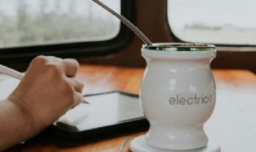 El mate eléctrico: Mantiene caliente la yerba por USB