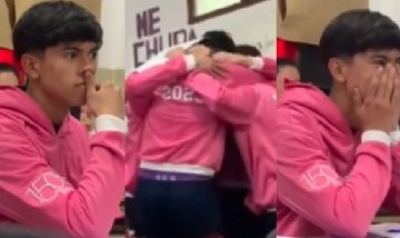 Viral: No podía pagar el viaje de egresados y sus compañeros se lo regalaron