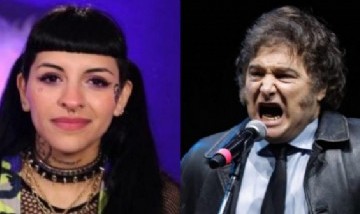 Cazzu cuestionó a Milei por sus declaraciones contra Becerra y Lali, y lo calificó de "misógino"