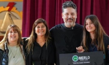 Merlo: Nueva entrega de tableros para escuelas técnicas