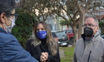 Malena Galmarini y Alberto Descalzo habilitaron una nueva red de agua potable para más de 18.000 vecinos de Ituzaingó