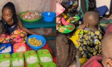 Una mujer de 23 años cuida a 34 "hijos": "Me levanto a las 4 para preparar la comida"