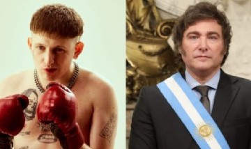 Dillom se burló de un posteo de Milei y lo usó para promocionar su show